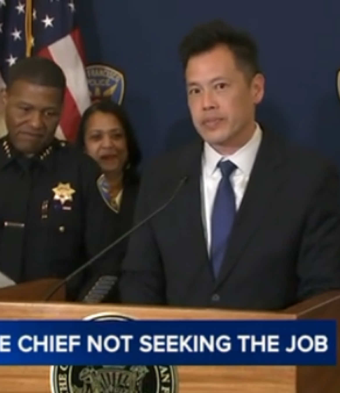 San Francisco's Police Department Interim Chief Paul Yep isn't looking to stay in the job permanently, according to a new report. #sfpd #sanfrancisco #police #policechief 