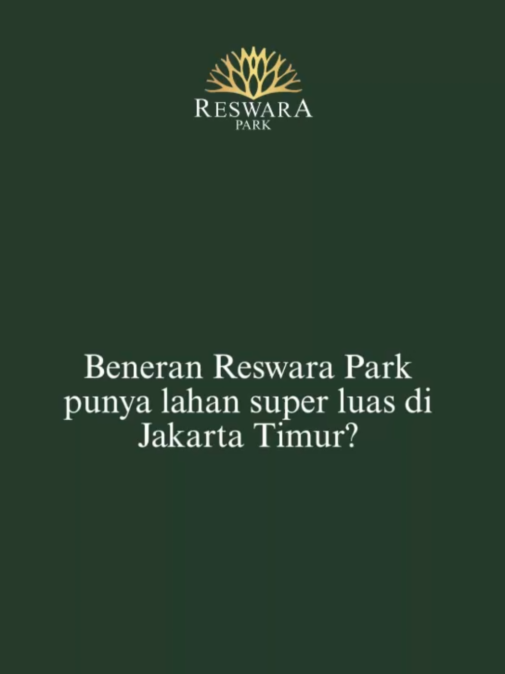 ✨ Hunian Nyaman, Strategis, dan Modern ✨ Bayangin tinggal di perumahan seluas 12 hektar dengan suasana tenang tapi tetap di tengah kota. ✅ Pilihan tipe rumah beragam, dengan tipe rekomendasi yang cocok untuk keluarga modern ✅ Jalan lebar 7 meter, bebas drama parkir dan tetangga ✅ Air bersih, infrastruktur kabel underground, plus fasilitas yang akan dibangun dikawasan ini ✅ Lokasi super strategis: 5 menit ke Green Terrace, 30 menit ke Citos, dekat LRT 🚉 ✅ Harga mulai 1,7 M-an aja Reswara Park hadir untuk kamu yang ingin hunian nyaman, elegan, dan dekat ke mana saja. 🌿 📍 Tengah kota, tapi tetap tenang. 📞 Yuk jadwalkan kunjungan sekarang dan rasakan sendiri bedanya! Komen 