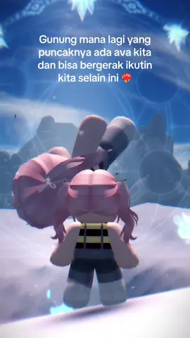 Gunung dengan puncak terkeren sih sampe saat ini dengan patung ava kita yang bisa bergerak ngikutin  gerakan kita, walaupun tracknya lumayan tapi puncaknya keren banget ❤️‍🔥❤️‍🔥 #roblox #robloxfyp #mountroblox #mountsolara #gunungroblox 
