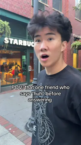 Always saying “huh” for no reason  #funny #fyp #comedy #skit 