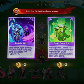 VALIR DI BUFF BISA PAKEK 3 GOGO CARD OP BANGET NJIR😍 #MCGGIDCreators  #MCGGRisingStars #MRSS3 #MagicChessGoGo #MCGG 