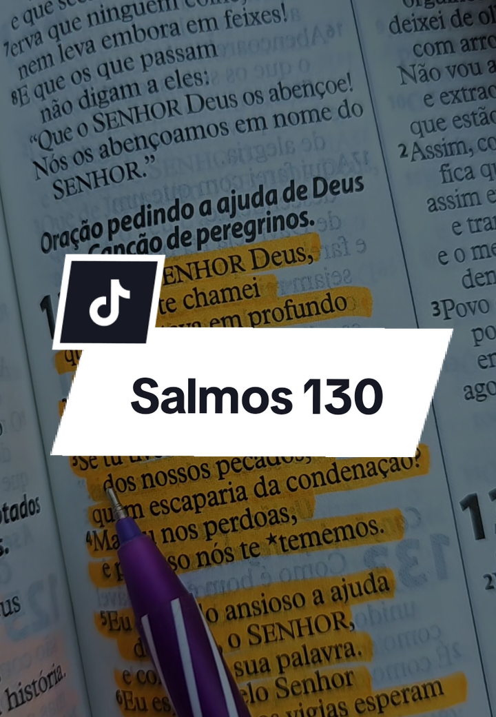 Salmos 130 🙏 #palavradeDeus #Deusefiel #bibliasagrada #versiculos #versiculosbiblicos #lendoabiblia #biblia #Jesus #versiculosdiario #versiculossagrados #status #versiculosdodia #versiculosdanoite #fycristao #Deus 
