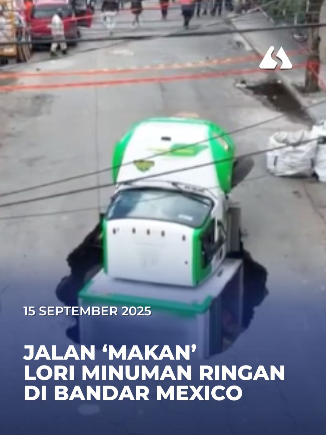 Sebuah lori penghantar minuman ringan terperosok ke dalam mendapan tanah di Mexico City pada Sabtu  dengan tiada kecederaan dilaporkan, menurut media tempatan. Datuk Bandar Iztapalapa, Aleida Alavez, melawat lokasi yang ditutup bagi memantau kerja-kerja mengalihkan lori tersebut. “Laporan awal menunjukkan sistem perparitan yang sangat lama,” tulisnya di platform media sosial X. #MediaSelangor
