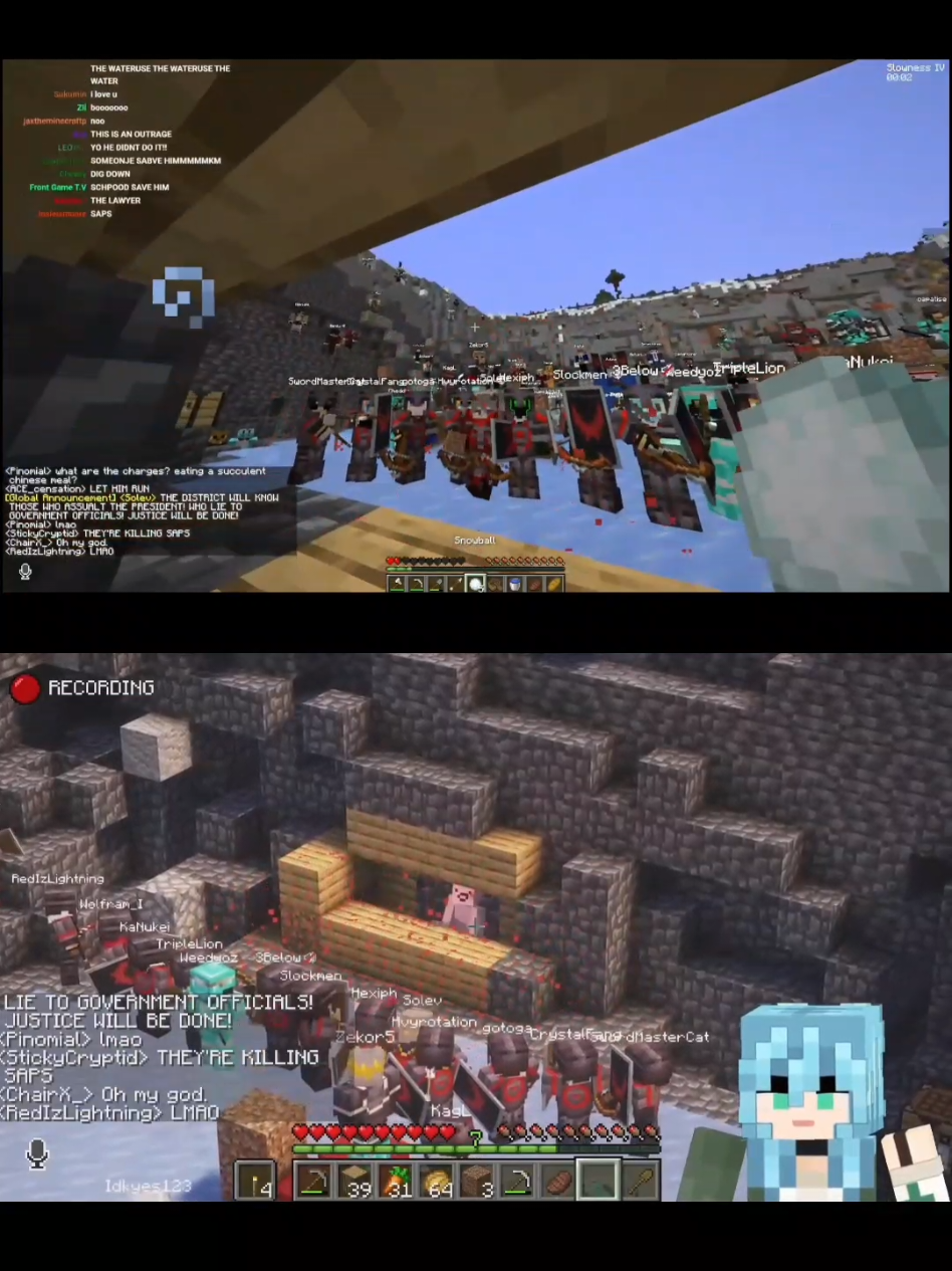 at least he's in afterlife.. povs belongs to Saparata and Finly Kai  #Minecraft #1000players #ishcivilizationvideos #fyp #saparata #minecraftsmp 