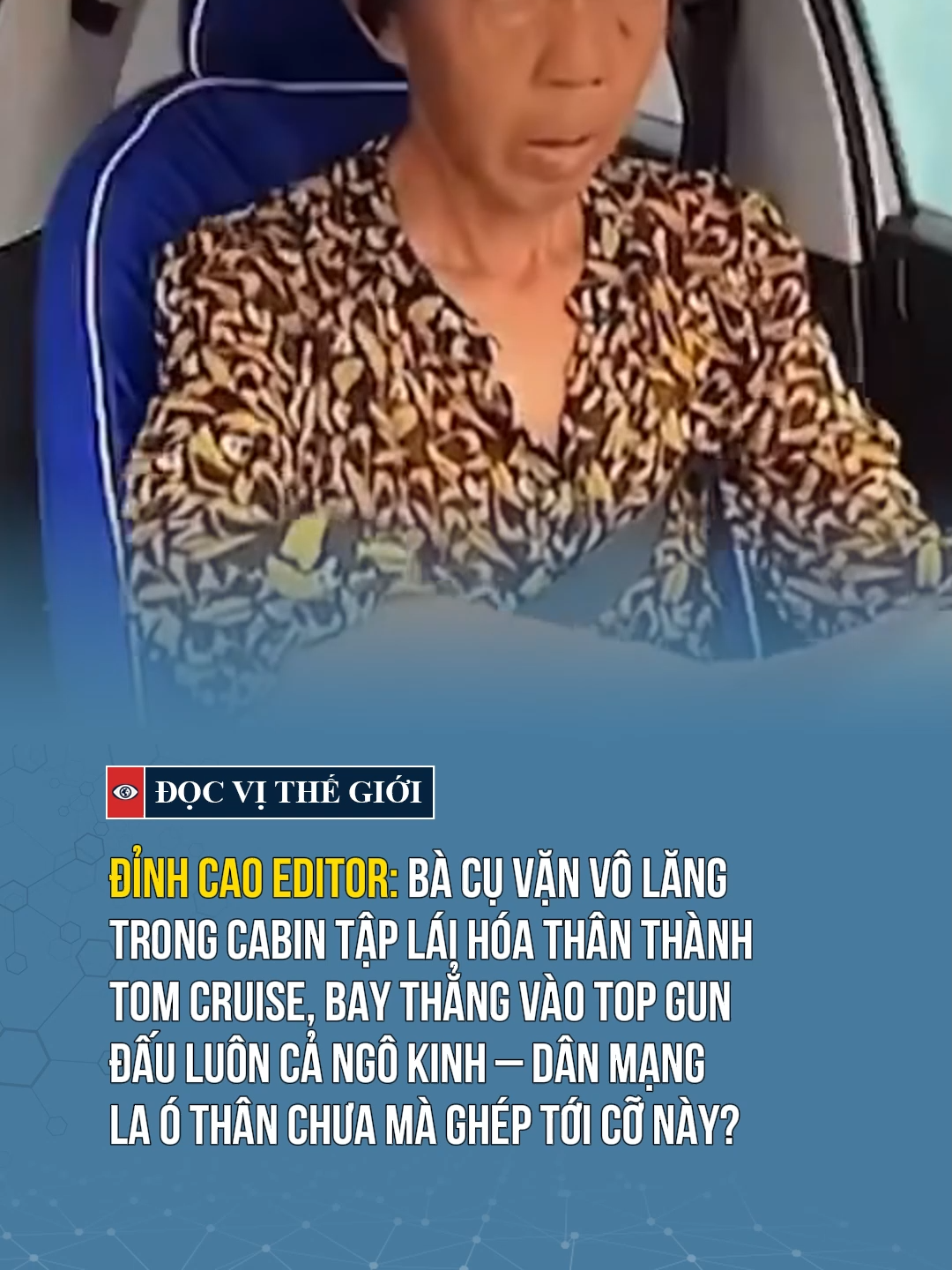 Tom cruise phải gọi cô bằng điện thoại #docvithegioi #tiktoknews #editor #funny #taplaixe