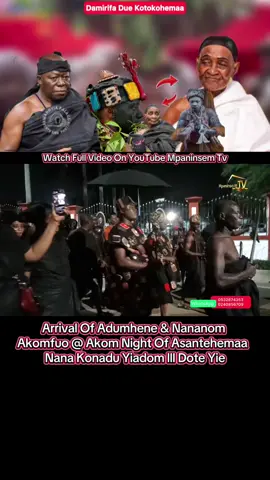 Arrival Of Adumhene & Nananom Akomfuo @ Akom Night Of Asantehemaa  Nana Konadu Yiadom lll Dote Yie @Mmrantiehene_Media @The Palace View Backup @The Palace View @SAMPAMAN 💤‼️ #trendingnow #fyppp #otumfuo #asantehene #culture 
