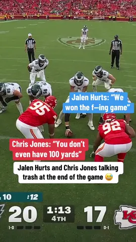 Hurts really said “we won the f—ing game” 😭 (via @NFL) #nfl #football #eagles #chiefs #jalenhurts