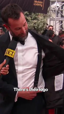 #ThePitt star Noah Wyle revealed his #Emmys suit was made by FIGS Scrubs. #Emmys2025 #NoahWyle