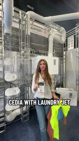 Because doing laundry shouldn’t be boring, we brought the buzz to CEDIA 🌀 #cedia2025 #Tech #newhome #dreambuilders #DIY 