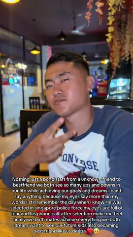 Meeting him means hold a tears of more  3yrs and 6 months meeting him means not only meeting him I am meeting a person who change his dream into reality the one who promise me to fullfill his dream one who take stand for me in every situation the one who is there for me ❤️ without any hesitation I wish this bond never end 🥹❤️@Hang🐉 