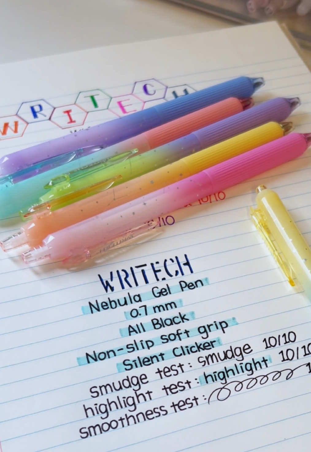 Wait…Writing with this pen feels like gliding through space…effortless and flawless.😍😍😍#pen #pentok #gelpen #tiktokshopfinds #fyp 