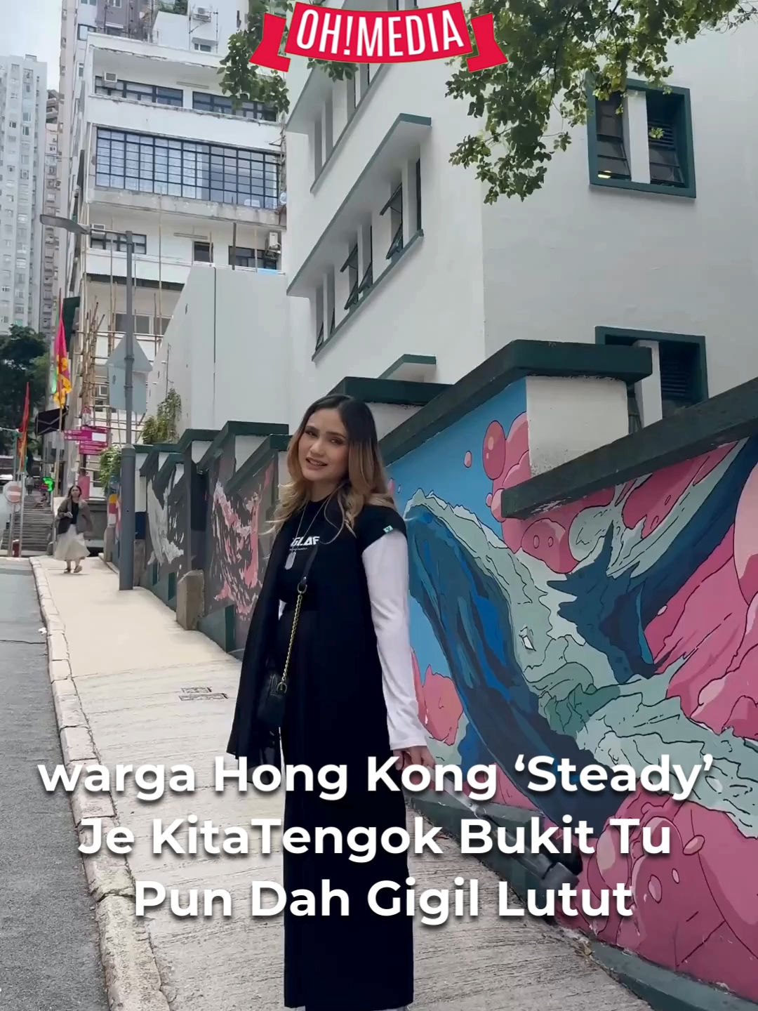 Hampir dekat mana-mana kawasan memang berbukit curam dekat Hong Kong, terasa lah naik muscle dekat betis kaki ni #ohtravel #ohmedia #ab