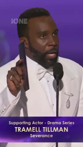 @tramell.tillman becomes the FIRST Black man to win an Emmy for Outstanding Supporting Actor in a Drama Series🥳🥳🥳🥳🥳 More on #NewsOne.com l #ELEV8.com l #CassiusLife.com 🎥: @televisionacad