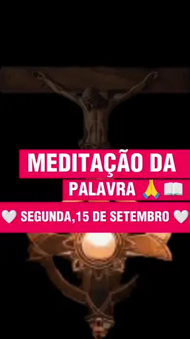 MEDITAÇÃO DA PALAVRA 🙏📖🤍  . . . . . . . . . . #bomdia #freigilson #fe #palavradedeus #palavradedeus 