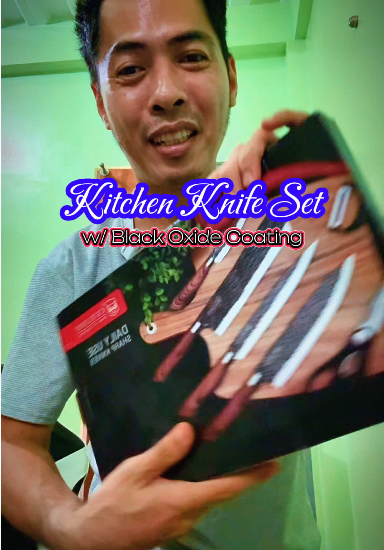 Kitchen Knife Set with Scissors, Peeler  and Free Sharpener #kitchen #kitchenknifeset #kitchenware #knifeset #cooking 