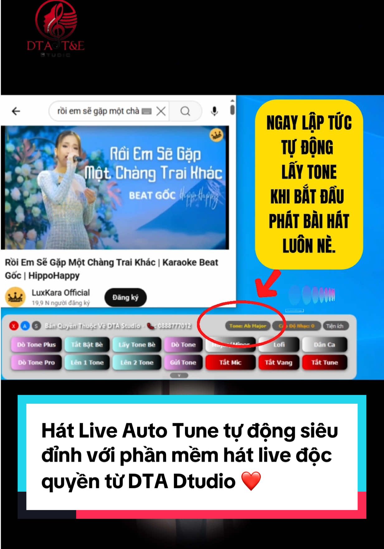 Phần mềm hát live Tự Động DTA Auto Live Pro - Trải nghiệm hát live dễ dàng, chuẩn chỉnh và mượt mà chưa từng có ❤️ 🎶 Không còn những thao tác dò tone, đổi tone lên xuống phức tạp. Bạn chỉ cần tập trung hát và thể hiện cảm xúc, phần mềm Hát Live Auto Tune tự động DTA Auto Live Pro sẽ lo tất cả.  🎤Cùng rất nhiều tính năng cao cấp hỗ trợ hát live được độc đáo và thu hút hơn. Hãy cùng DTA dẫn đầu xu hướng hát live mới này nhé 😘 #autotune #hátlive #cubase #livestream #livestudio 
