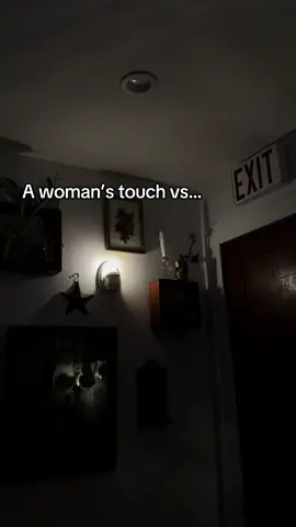 The one piece of decor he has