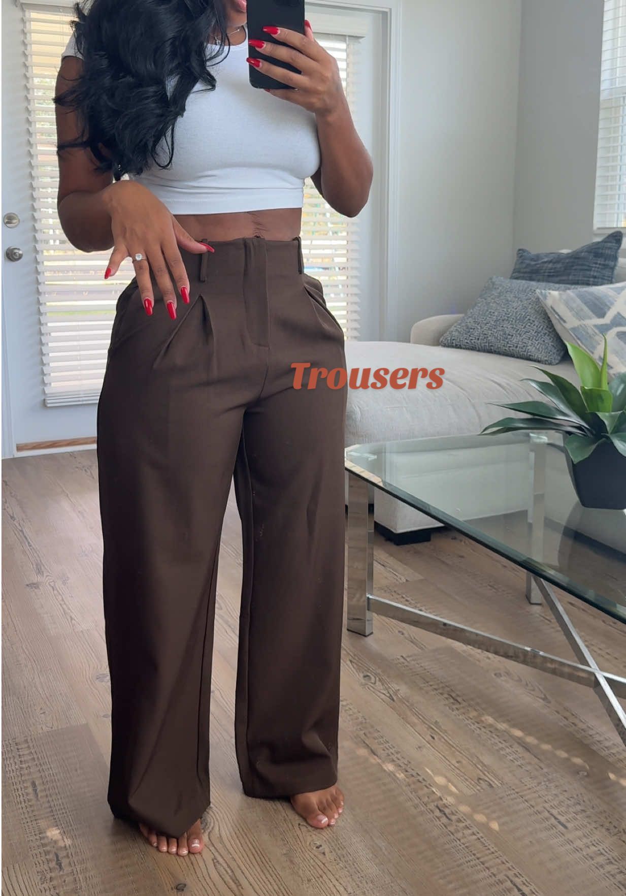 Trousers are a staple piece in your wardrobe  #trousers #trouserpants #trousersoutfit 