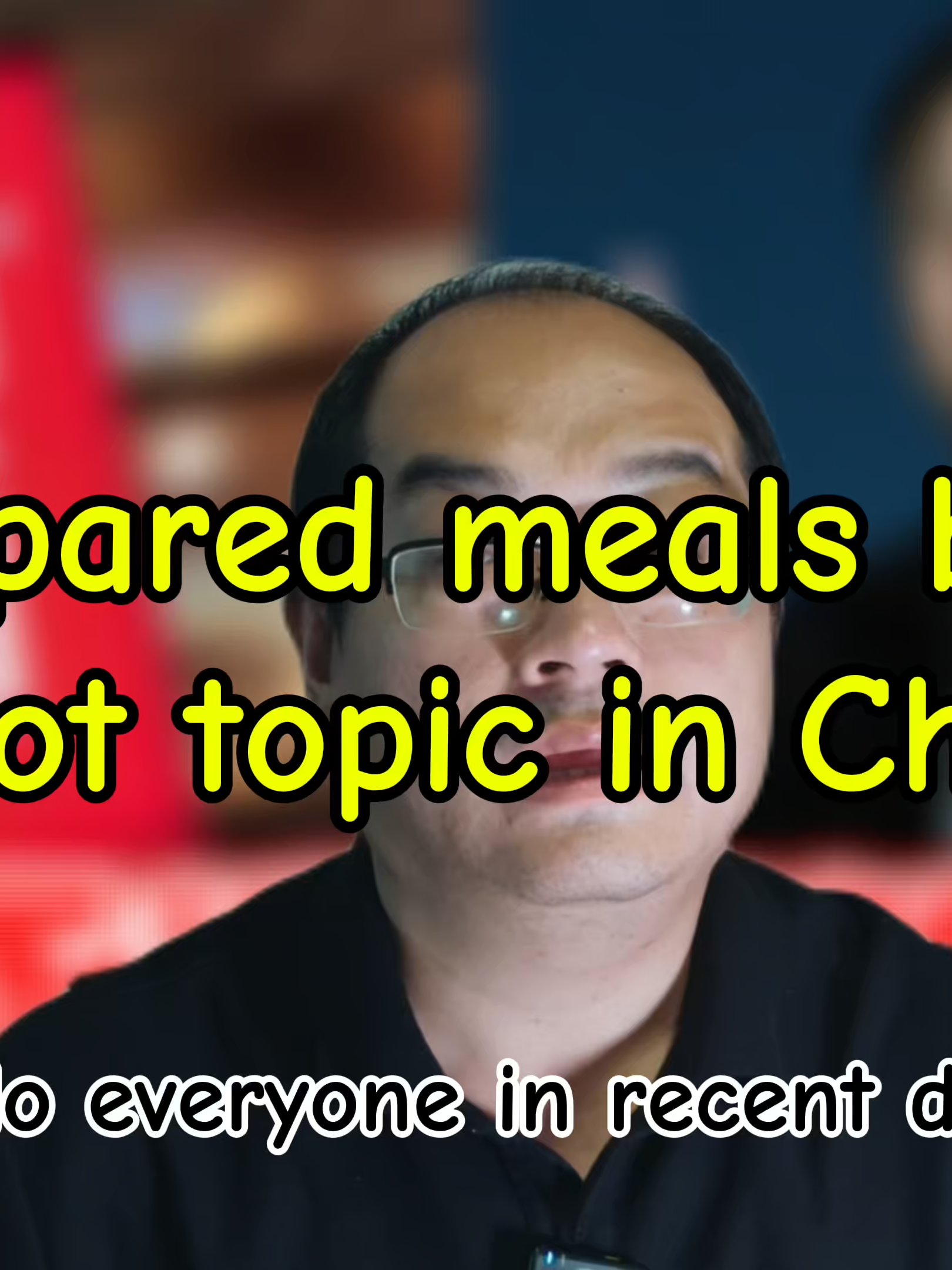 The topic of pre-prepared meals has become a hot topic in China recently