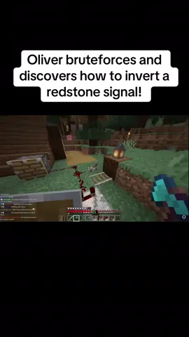 his theory that phantoms spawn when doing redstone is hilarious 😭 eelis and about oliver y t #fyp #aboutoliver #Minecraft #blindplaythrough 