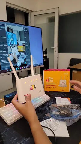 Pakai modem wifi router 4G LTE, bisa hubungkan 32 perangkat sekaligus, gratis kuota 180 giga selama setahun penuh. #indosat #wifi  @rabitsmarthome  #modemwifi #modem #modemrabit 