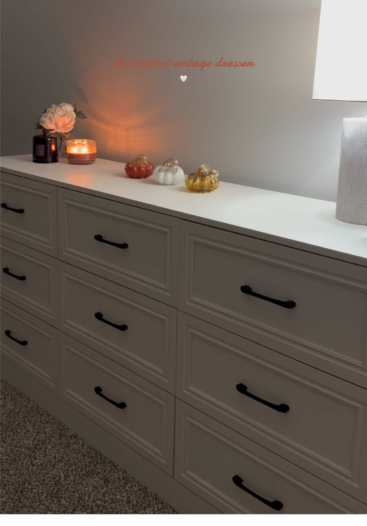 in love with this dresser @Vabches thank you so much🤎🧡 #vabches #vabchesreview #dresser #fyp #lesliemichelleee 