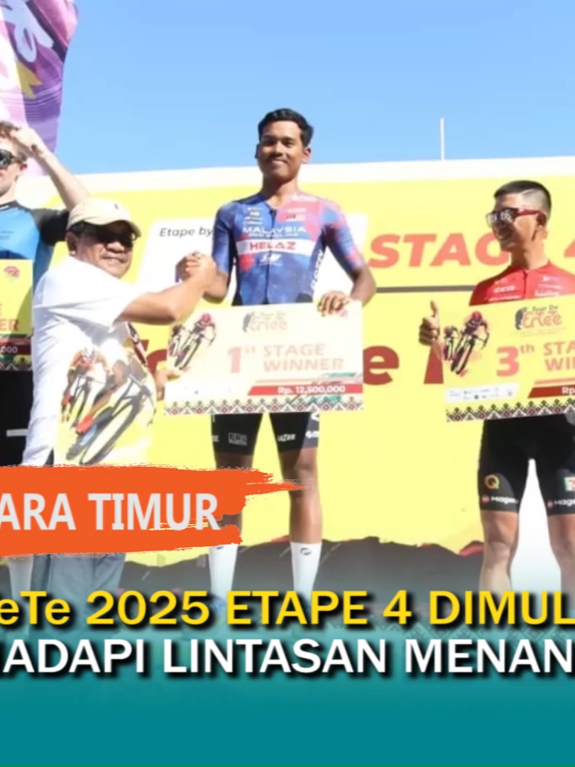 Tour De EnTeTe 2025 Etape 4 Dimulai Di Sumba, Pembalap Hadapi Lintasan Menantang #beritaterkini #beritaterbaru #nusatenggaratimur #KOTAKUPANG #tourdeentete2025