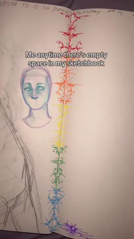 “Cyber sigilism” doodling in the empty space of my sketchbook #drawingideas #artinspo #sketchbooktour 