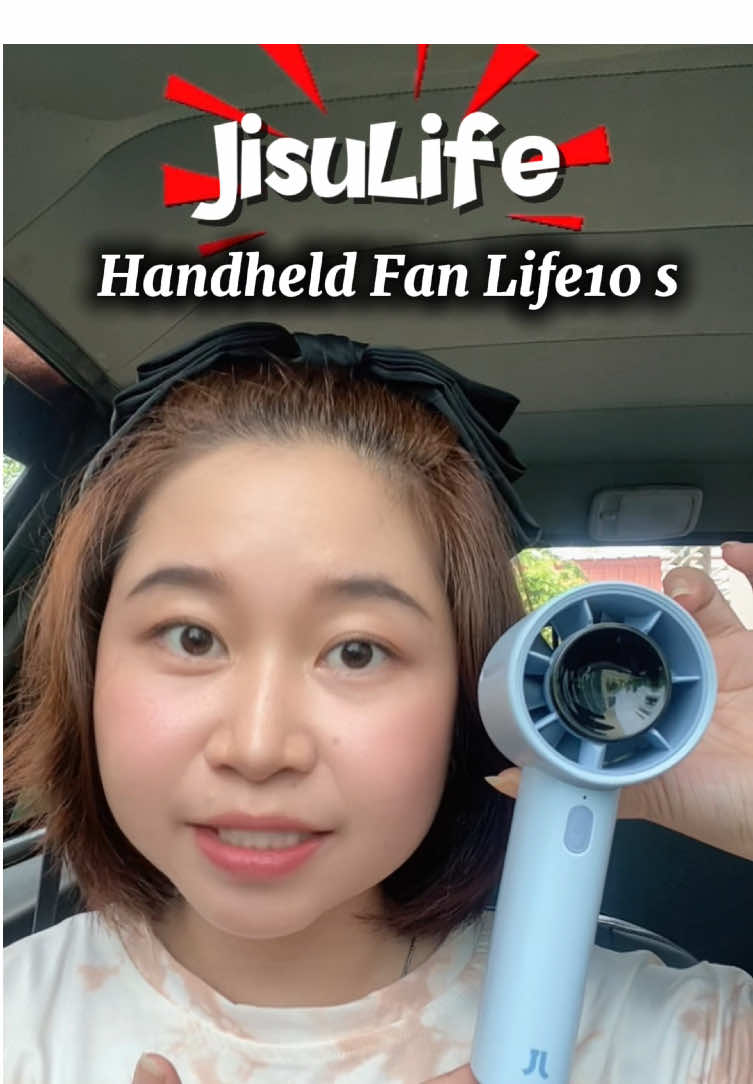 พัดลมพกพาที่ใช้งานทน สวยแลพมีสไตล์ เสียงเงียบ ไม่รบกวน #JisuLife #JisuLifefan  #JisuLife HandheldFanLife10S #JisuLifeFeelGood2025 @JisuLife-TH 