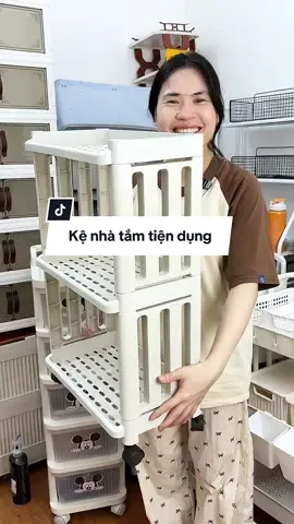 Kệ nhà tắm nhà vệ sinh 3-4 tầng chắc chắn tiện dụng. #kenhatam #kededonhatam #kenhavesinh