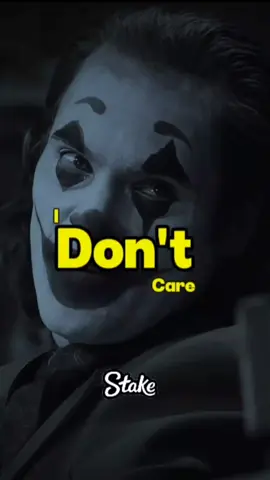 I don't care what people say about Me... #JokerMindset #Inspiration #success #Motivation #mindsetmotivation 