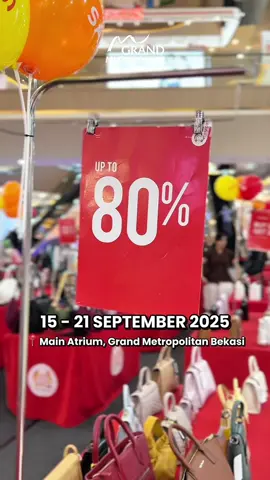 MASIH ADA PROMO 80% DARI HUSH PUPPIES DI GRANDMET! #GRANDMETROPOLITAN #bekasi #mallbekasi #diskon #promo 
