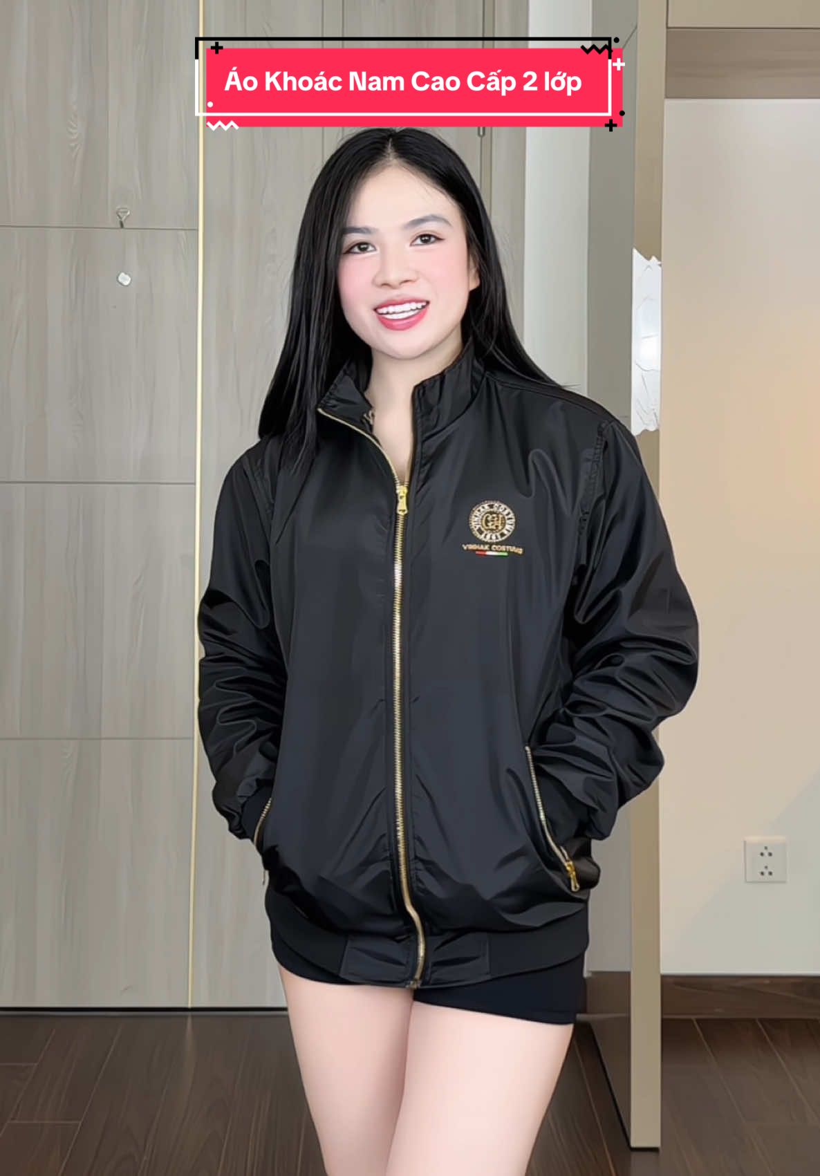 Áo Khoác Nam Cao Cấp 2 lớp