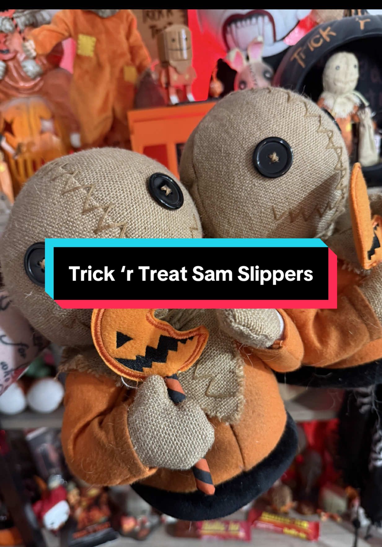 Another Trick ‘r Treat piece added but this time I can actually use it! 🎃🍭 #TrickrTreatSam #TrickrTreat #TrickrTreatMovie #HorrorTok #HorrorMerch 