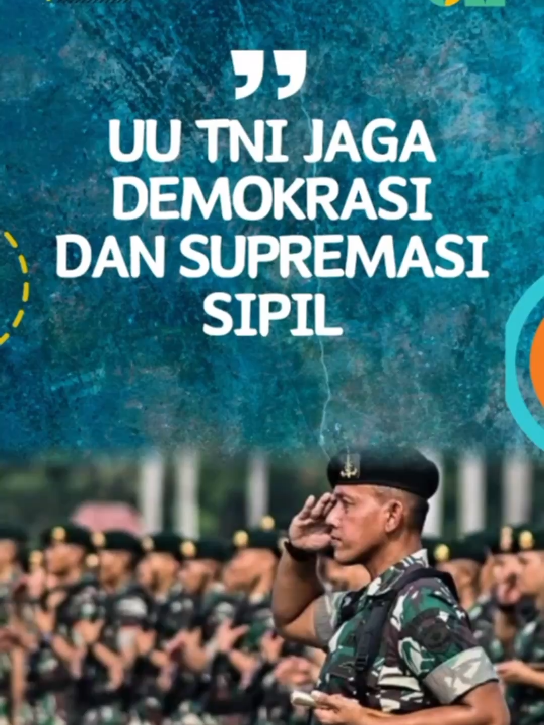 TNI lahir dari rakyat, bekerja untuk rakyat dan berdiri tegak lurus pada konstitusi. 🇮🇩 punya komitmen yang sama: tetap menjaga keutuhan NKRI #TNITaatKonstitusi #NKRI #TNIProfesional