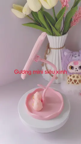Gương mini decor trang trí bàn học bàn làm việc#xuhuong #viral #muataitiktok #guong #lamdep 