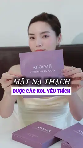 Được các KOL yêu thích, mask thạch Arocell 42g tinh chất collagen, căng bóng thấy ngay sau 1 lần đắp. #ArocellVietNam #Arocell #matnathach #superpowermask #matnathachcollagen 