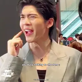 that smirk aou 🤭 #AouBoom #อู๋บูม  #aou_tnbknr #besevboom