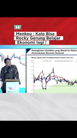#CapCut Menkeu : Kalo Bisa Rocky Gerung Belajar Ekonomi lagi ! #Nusaudpate 
