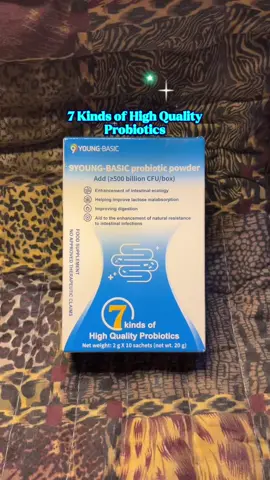 9 Young Basic Probiotic 7 Kinds of High Quality Probiotics. #fYp #Trending #9YoungBasic #Probiotics #Probiotic 