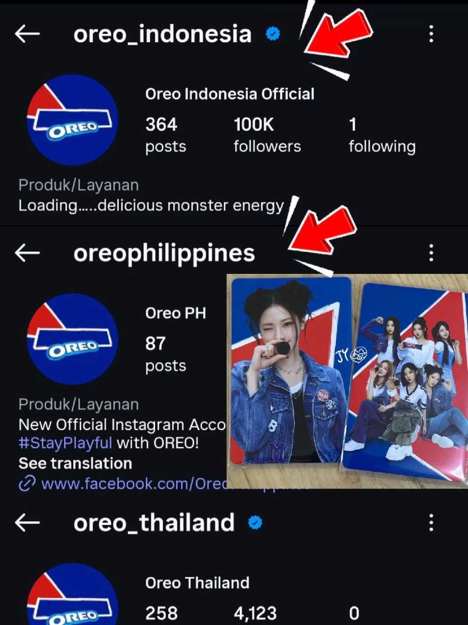 Oreo X Babymonster soon will be available in Indonesia and Philippines?? Can't wait for RUKA Oreo photocard🫠💙  _ babymonster X oreo  babymonster oreo indonesia, babymonster oreo philippines, thailand #RUKA #BABYMONSTER #루카 #베이비몬스터 #KAWAIRUKA 