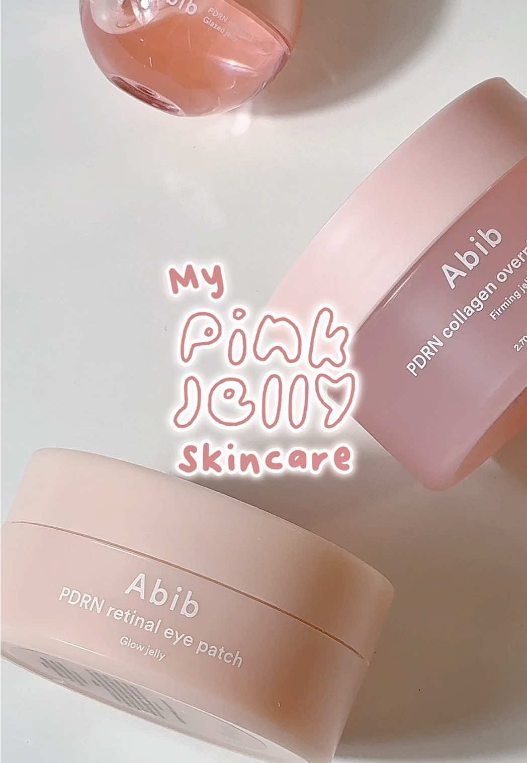 Loving this PDRN line from @Abib Cosmetics!!  Products: - PDRN collagen lip mask glazed jelly - PDRN collagen overnight mask firming jelly - PDRN retinal eye patch glow jelly #abib #yesstyle #pdrn #lipmask #eyepatch UGC. Korean Skincare. K-Beauty. Sleeping Mask. Lip Care. Dry Lips. Lip Plump. Collagen. Retinal. Puffiness. Dark Circles. Overnight Mask. Sleeping Mask. Glass Skin. Jello Skin 