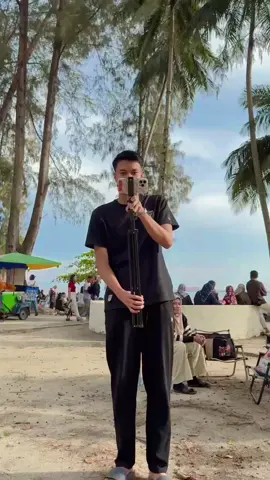 Menjak dah ada Love ni pandai dah ambik gambo video cantik² sikit 😌😌  #stl #bolarotan #sepaktakraw #fypage #tekong 