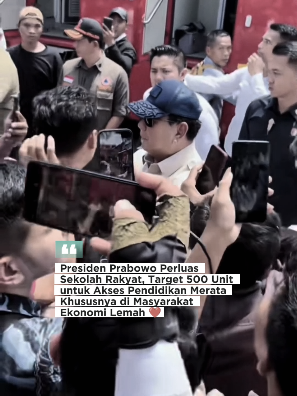 Akses pendidikan merata 👏 #prabowountukindonesia #prabowopapadunia #presidenkhatulistiwa #fyp #foryoupage 