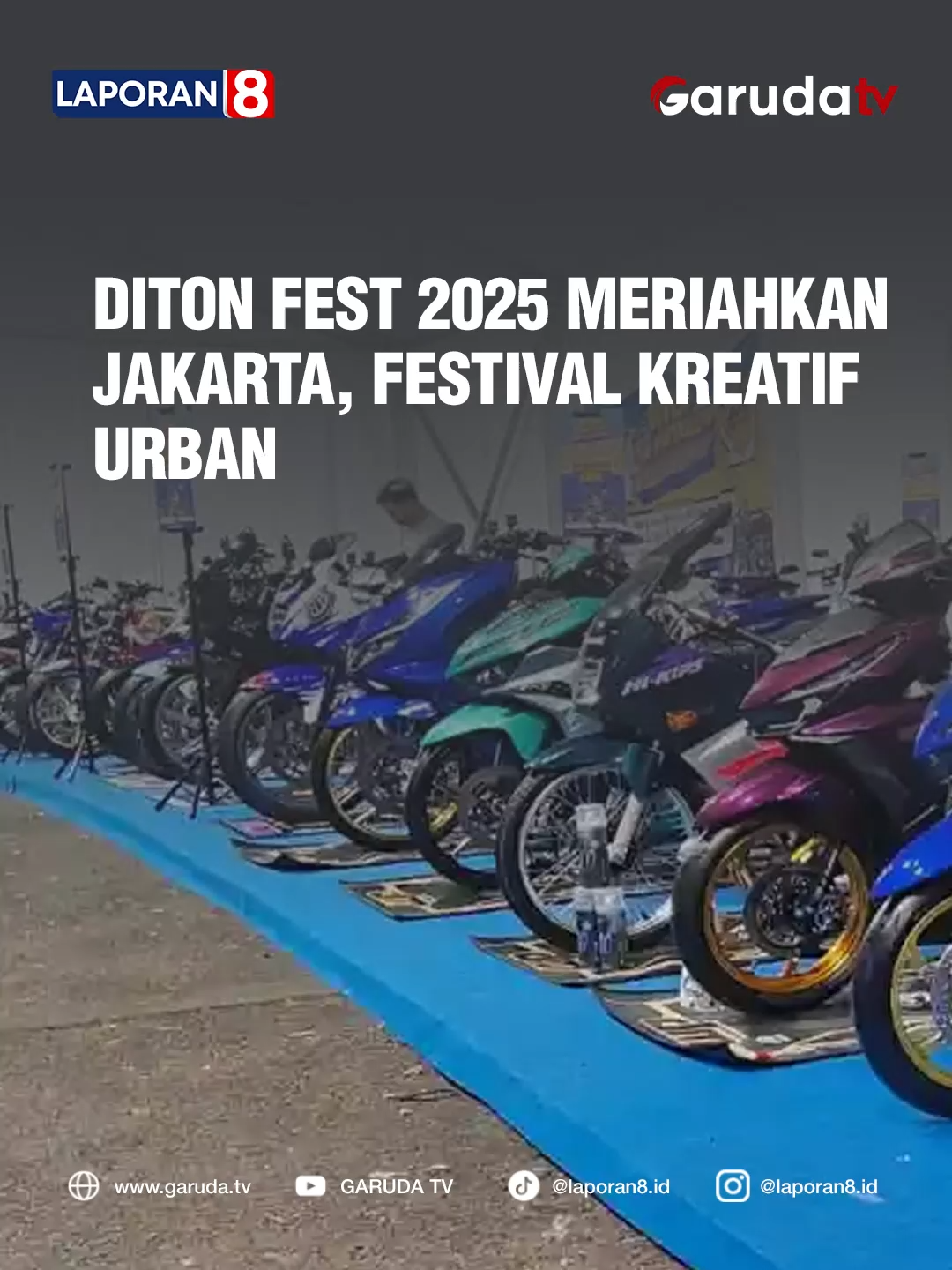 Festival Ekspresi Kreatif dan Gaya Hidup Urban, DITON FEST 2025 resmi digelar di Jakarta. Festival komunitas berskala nasional yang mengusung tema “Satu Festival” ini menghadirkan berbagai kompetisi, pameran, hingga konser musik. Selama tiga hari, mulai 12 hingga 14 September, DITON FEST 2025 menjadi ajang bertemu berbagai komunitas otomotif, seni jalanan, diecast, dan modifikasi kendaraan. Tak hanya itu, festival ini juga menyuguhkan pengalaman lintas hobi dan gaya hidup urban. Sejumlah musisi yang turut meramaikan acara antara lain N-D-X AKA, Tony Q Rastafara, Endank Soekamti, NTRL, For Revenge, Mr. Jono Joni, Pegawai Musik Sipil, hingga kolaborasi spesial The Angels Percussion bersama Tuan Tiga Belas dan Yacko. Tak kalah menarik, beragam aktivitas dihadirkan dalam festival ini seperti Push Bike Challenge untuk anak-anak, workshop modifikasi, live mural, talkshow kreatif, dan demo repaint motor. Pengunjung juga dapat menikmati marketplace komunitas yang melibatkan UMKM, seniman, dan perajin lokal. DITON FEST bukan sekadar acara musik dan otomotif, tapi perayaan ekspresi urban yang merangkul semua kalangan. Acara ini juga diharapkan menjadi ruang kolaborasi yang menghubungkan kreator, brand, dan komunitas. Museum Purna Bhakti Pertiwi menjadi saksi perayaan ekspresi lintas generasi selama tiga hari penuh warna. Caption | Admin: Raihana #Ndxaka #Bogor #KotaWisata #MotorSport #SatlantasBogor #GarudaTV