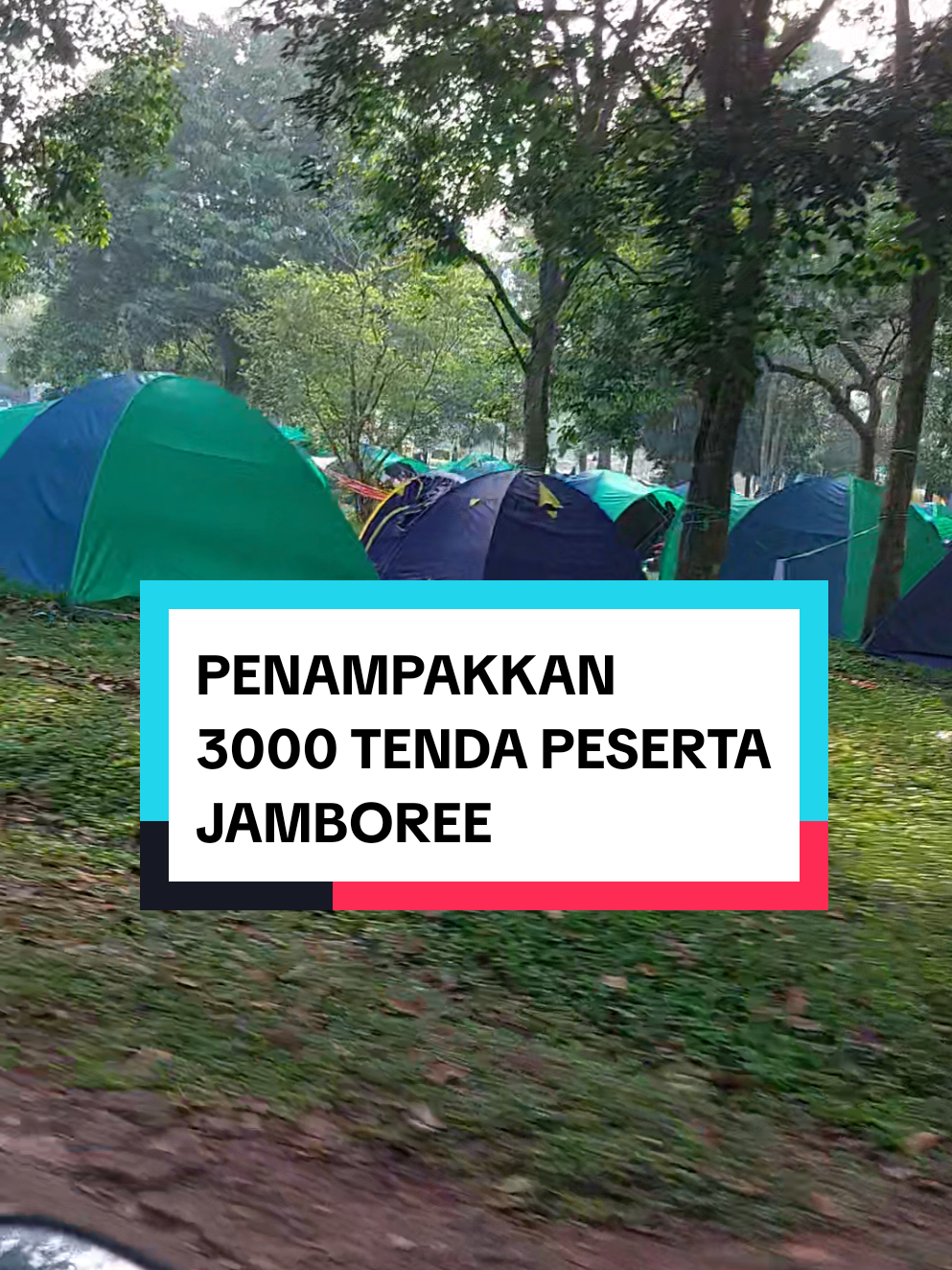 3000 camp sudah ditinggalkan peserta jamboree #jamborepramukamuslimdunia #scoutrealy #wmsj2025 #bupertacibubur 