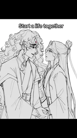 I couldn’t find a word to translate rogón in English, but here it is, Rey de los migajeros luo binghe, im only able to sketch due to my packed schedule, still i put a lot of effort in the drawings #svsss #luobinghe #shenqingqiu #liuqingge #scumvillainsselfsavingsystem 