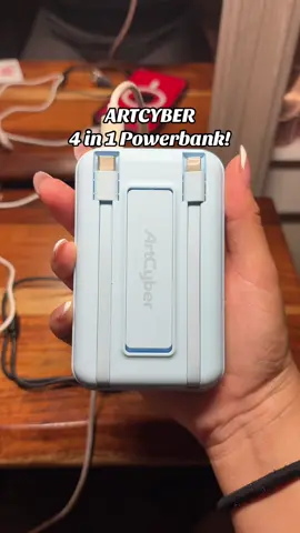 This was definitely a necessity for my trip because my husband and I use both charging cables so it was compatible for both of our phones! 🤌 super clutch on our 5 hour flight ✈️😩 #fyp#ARTCYBER#POWERBANK#fastchargingpowerbank#tiktokshop @ArtCyber 