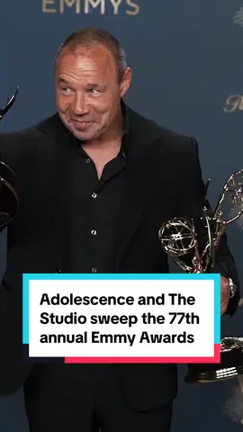 Turns out a year is a long time in TV, with an almost entirely new guard of TV mega-hits carving up the spoils at the 77th annual Emmy Awards including The Studio and Adolescence. The Pitt and Hacks also won big at US TV’s night of nights. #emmys #tv #adolescence #thestudio #awardshow 