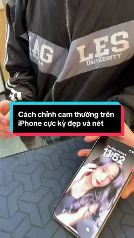 Cách chỉnh cam thường trên iPhone cực kỳ đẹp và nét #iphone #meoiphone #hungtaomy #meohay #thanhcongnghe 